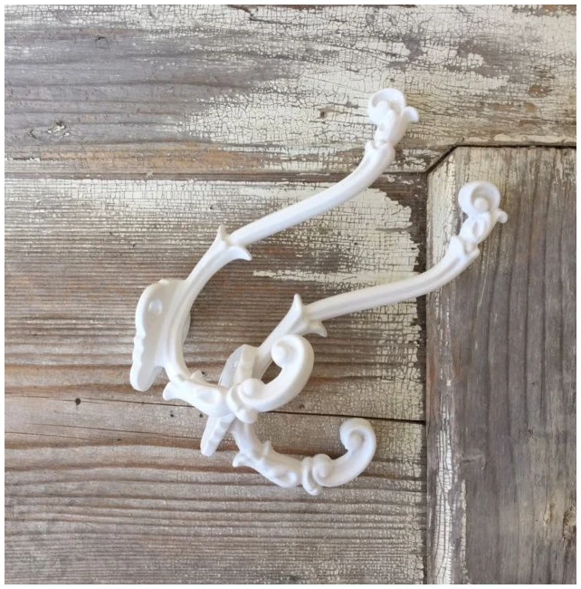 KAPSTOK HAAK WIT & GRIJS