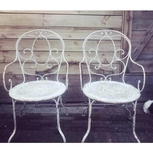 Franse brocante tuinstoel