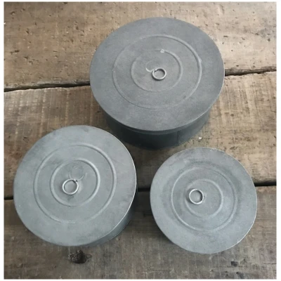 METALEN DOOS ROND 3X