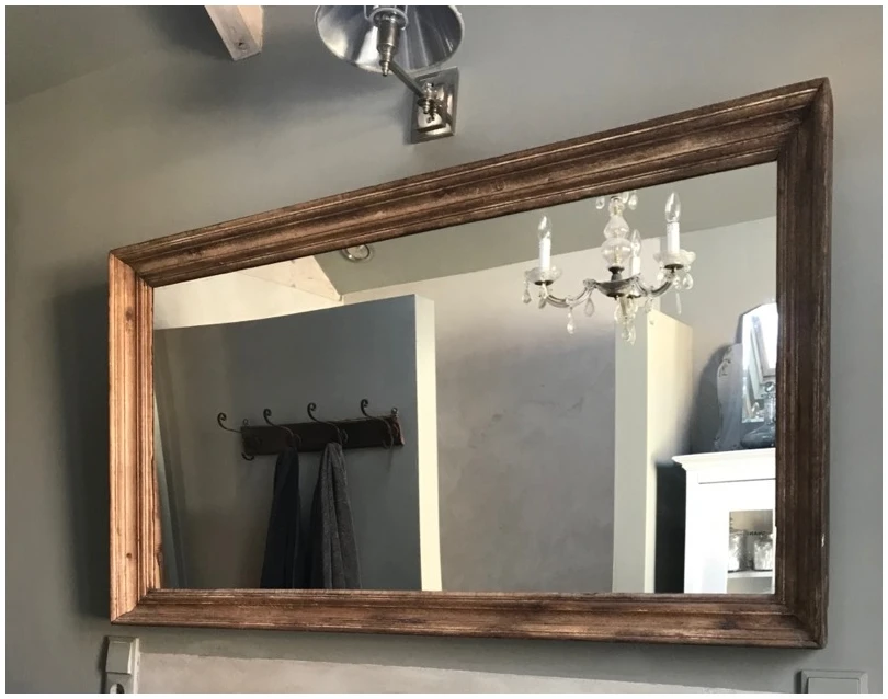 GROTE HOUTEN SPIEGEL - Afbeelding 2