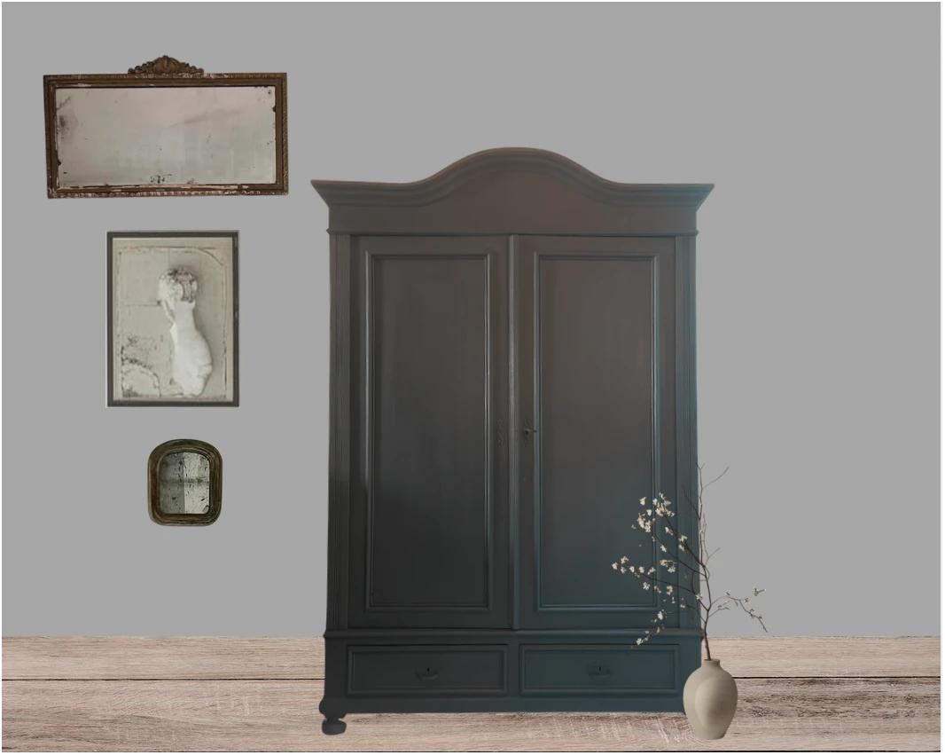 Brocante toogkast - Afbeelding 2