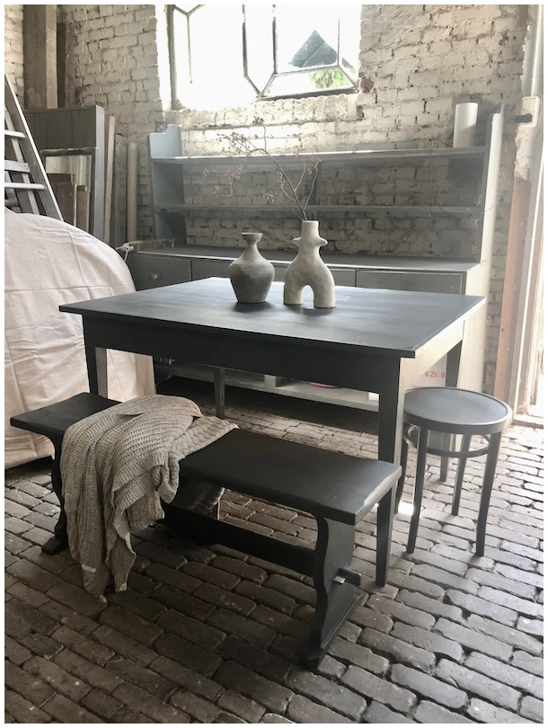 OUDE TAFEL RESTYLE - Afbeelding 2