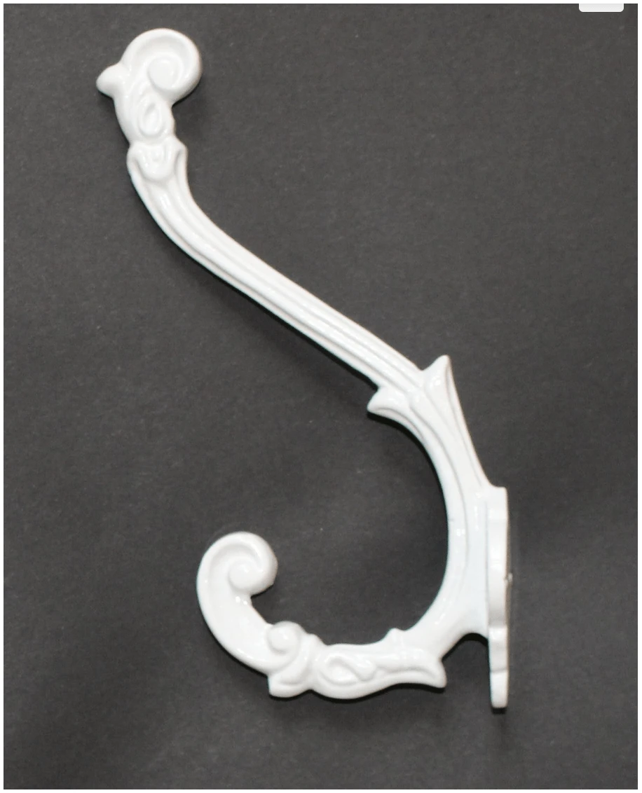 KAPSTOK HAAK WIT & GRIJS - Afbeelding 3