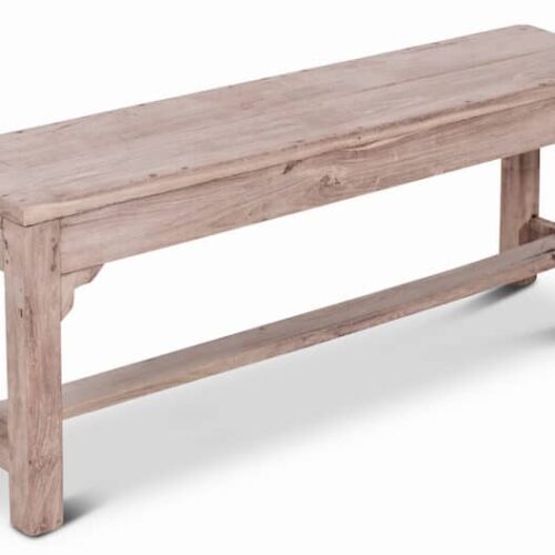 bankje oud hout.