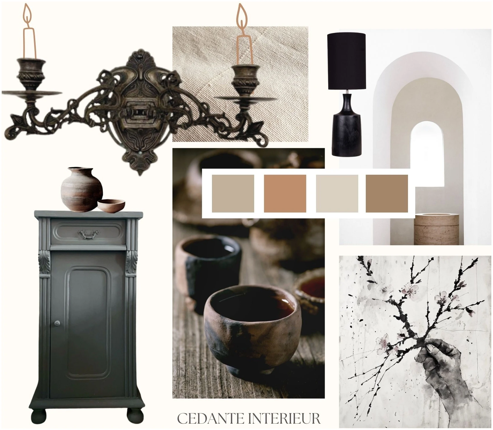 cedante interieur wandkandelaar