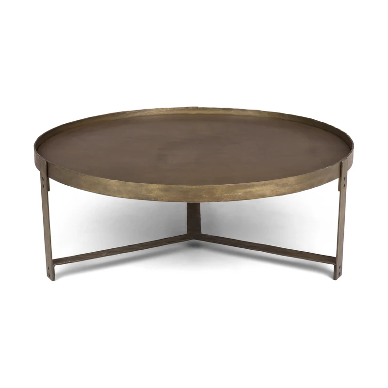 Japandi salontafel koper ijzer