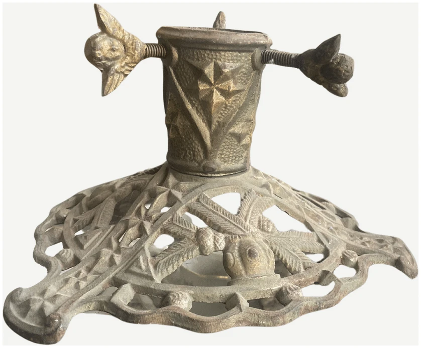 Vintage artdeco kerstboomstandaard