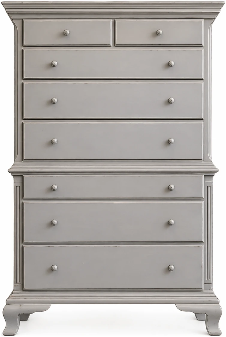 hoge vintage ladenkast