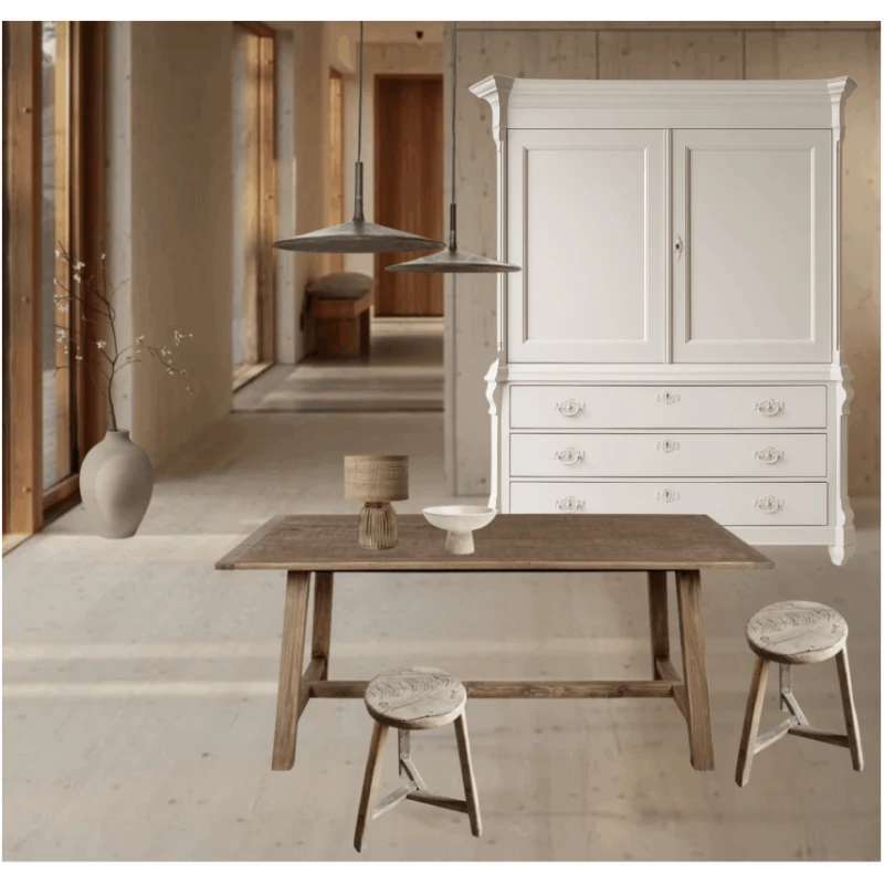 Eettafel eikenhout