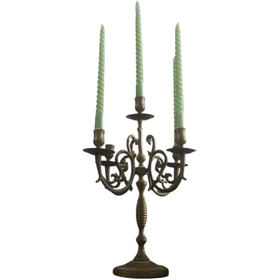 Vintage 5 armige kandelaar 4